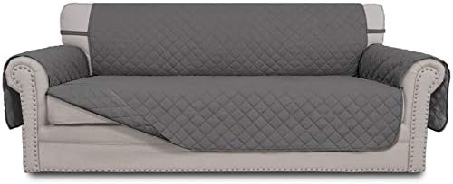 Reversible Couch Cover, Oversized 3 Cushion, X-Large, Gray/Gray